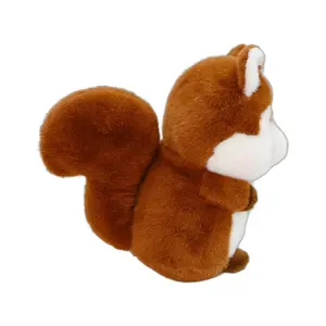 Nuovo Design carino scoiattolo di peluche di piccole dimensioni cuscino personalizzato morbido animali di peluche bambola giocattoli di peluche per bambini e amici