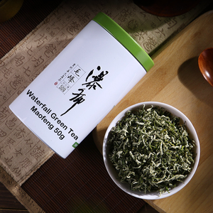 Nouvelle Arrivée 2026 Thé Vert Maofeng Cascade Premium 50g en Boîte Métallique Thé Vert Chinois en Vrac Frais Biologique Fait Main - Product Image 1