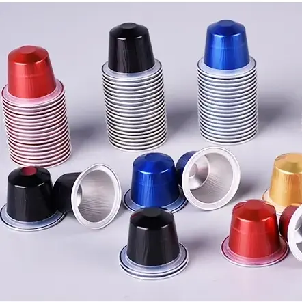 Bán buôn Nespresso tương thích rỗng nhôm lá cà phê viên nang với nhiệt niêm phong Nắp