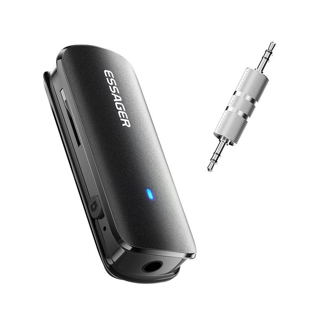 Hot Sale Multi-functional 3.5mm Female Aux Wireless Car Audio Receiver BT Adapter