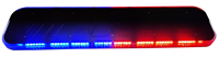 Barre lumineuse d'avertissement LED rouge et bleue 12V DC pour éclairage extérieur automobile