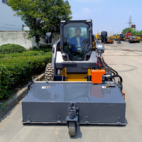 BOMROBOT Mini-Lader Effizienter Bodenreiniger für Häfen, Kohlelagerplätze und Kommunalstraßen Tragbarer Aufsatzreiniger mit Lager
