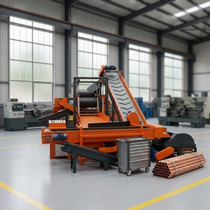 En promotion : Ligne complète de machines de recyclage automatique intelligentes pour pneus usagés, machine à déchiqueter les pneus, machines de traitement de la caoutchouc en granulés - Product Image 1