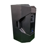 Haut-parleurs audio professionnels portables en plastique de 15 pouces, pleine gamme, 4 ohms, 1000 W, module d'amplification actif, utilisation en extérieur
