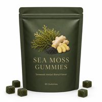 Gummies d'algues marines OEM saveur mélange d'herbes, 60 unités, soutient le bien-être nutritionnel et immunitaire quotidien