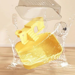 Hamster Cage with Large Space Golden Bear Cage Acrylic Hamster Cage with <b>Rollers</b> Easy to Clean Pet Supplies - Product Image 3