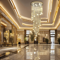 Lustre moderne de luxe à LED, grande barre de plafond pour salon familial, chambre à coucher, hôtel, salle de lecture, luminaires suspendus