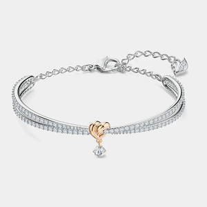 กำไลข้อมือรูปหัวใจทันสมัยสำหรับผู้หญิง ดีไซน์หรูหรา เหมาะสำหรับใส่ในงานกลางคืนและใส่ได้ทุกวัน - Product Image 5