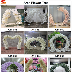 Árbol de Flores Artificiales de Seda Rosa en Oferta, Árbol de Arco de Flores de Cerezo para Bodas, Decoración de Entrada para Bodas en Interiores y Exteriores - Product Image 6
