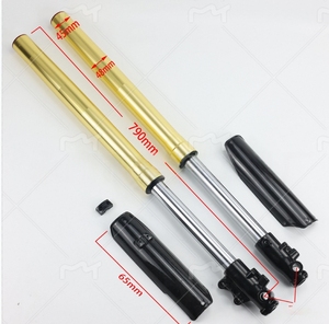 Phụ tùng xe máy độ mới, phuộc trước xe đạp leo núi thủy lực ngược với giảm xóc sau làm bằng nhôm - Product Image 5