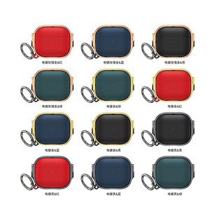 Funda de protección completa para auriculares <span class=keywords><strong>Airpods</strong></span> 1, 2, 3 <span class=keywords><strong>pro</strong></span>, 2, con mosquetón, TPU, galvanizado, apertura automática, <span class=keywords><strong>2022</strong></span> - Product Image 4