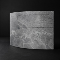 Revêtement mural moderne en quartz souple texturé vague ondulée MCM, panneau de carrelage flexible imperméable pour la maison et la salle de sport, garantie 5 ans