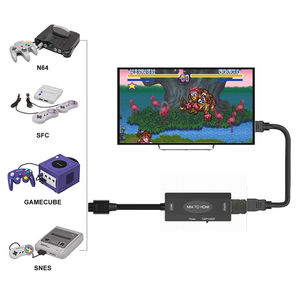 Câble convertisseur N64 vers <span class=keywords><strong>HDMI</strong></span> 1080P <span class=keywords><strong>Nintendo</strong></span> 64 vers <span class=keywords><strong>HDMI</strong></span> Game HD TV Adapter For Nintend N64 SNES SFC NGC Plug And Play - Product Image 2
