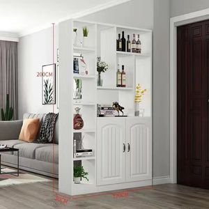Mueble Moderno de Metal con Decoración Sencilla para Sala de Estar, Zapatero, Mueble para Vinos, Separador de Entrada, Mueble de Pasillo para el Hogar - Product Image 1