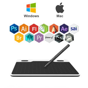 Commercio all'ingrosso 10 lune T503 disegno elettronico tavoletta grafica pad con penna digitale tablet per designer di animazione artisti - Product Image 4