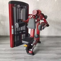 Machine de musculation pour levée latérale assise REYK, prix usine, en acier, pile de poids 75 kg, équipement de gym pour musculation