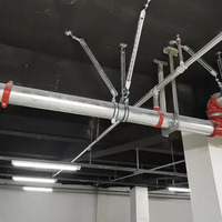 Support multifonction intégré pour câblage électrique, échelle à câbles et fixation de conduites combinées