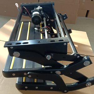 Escalones Plegables para Autocaravana, Escalón <span class=keywords><strong>Doble</strong></span> Eléctrico de Aleación de Aluminio, Negro o Plateado, Escalones para Autocaravana - Product Image 5