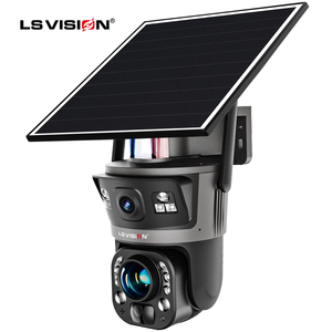 กล้องวงจรปิด LS <span class=keywords><strong>VISION</strong></span> Ubox 36X พลังงานแสงอาทิตย์ สีดำ แบบหมุนได้ ความละเอียด 3K มองเห็นในเวลากลางคืน รองรับเสียงสองทาง กันน้ำระดับ IP66 รองรับการ์ดหน่วยความจำเต็มรูปแบบ - Product Image 3