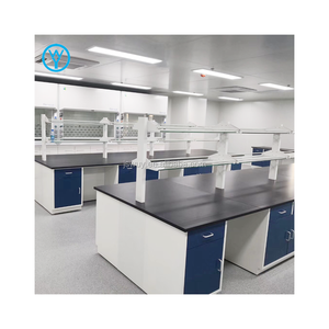 طاولة عمل بالمعمل أثاث مدارس طاولة عمل بالمعمل العلمي طاولة عمل بالمعمل مع حوض - Product Image 1