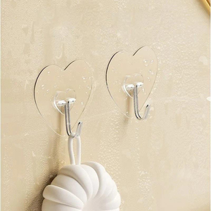 Whole Sale Strong Adhesive Seamless Kook -free Paste Kitchen and <b>Bathroom</b> Wall Load-bearing <b>Hook</b> - Product Image 3