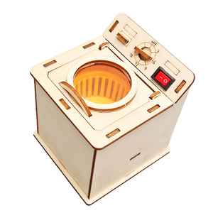 Nuevo Diseño de Lavadora Eléctrica Vertical Modelo Diy, Kit Experimental de Ciencia y Educación, Juguetes de Madera Hechos a Mano para Niños - Product Image 6