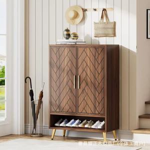 New style <b>shoe</b> cabinet panel furniture, cross-border supply, factory wholesale, simple <b>storage</b> <b>rack</b> - Product Image 2