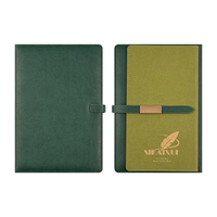 Journal de cahier en cuir PU de luxe pour cadeau d'affaires Design élégant, qualité supérieure pour le bureau et la papeterie exécutive