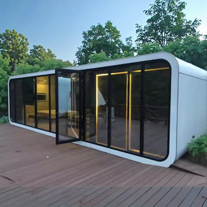 Maison préfabriquée modulaire en acier Apple Cabin, maisonnette écologique à énergie solaire pour utilisation en hôtel et en complexe hôtelier en plein air - Product Image 1