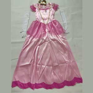 Costume de princesse Peach rose pour adulte, déguisement de fête de carnaval d'Halloween, fantasia, SZAC-001 - Product Image 4