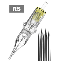 BIGWASP Cartouches PMU transparentes de haute qualité Cartouche d'aiguilles de tatouage d'art corporel pour une utilisation permanente