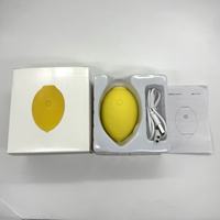 Großhandel Zitronenförmiger Klitoris-Sauger G-Punkt-Massagegerät Damen Intim-Sexspielzeug Saugfähiger Zitronen-Vibrator