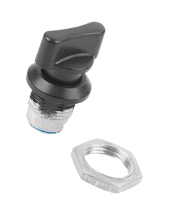K0518 KIPP Loquet de compression à quart de tour en alliage de zinc avec bouton à ailettes, étanche IP65, quincaillerie industrielle - Product Image 3