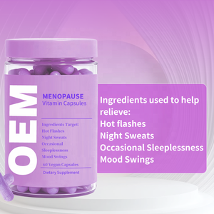 Suplementos para la Menopausia al por Mayor, Ayudan a Aliviar los Ataques de Calor, Sudores Nocturnos y Cambios de Humor para Mujeres, Cápsulas para la Menopausia - Product Image 2