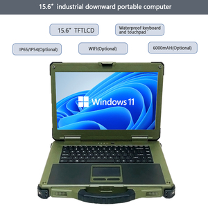 15.6inch Aluminum Chassis Rugged 1920*1080 Resolution Portable Industrial <b>Computer</b> Upward Three Defense Design Stock Aluminum Al - Product Image 1