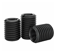 Insert fileté à clé, oxyde noir, interne/externe, pour réparation de filetage, kit industriel de fixation pour bloc moteur