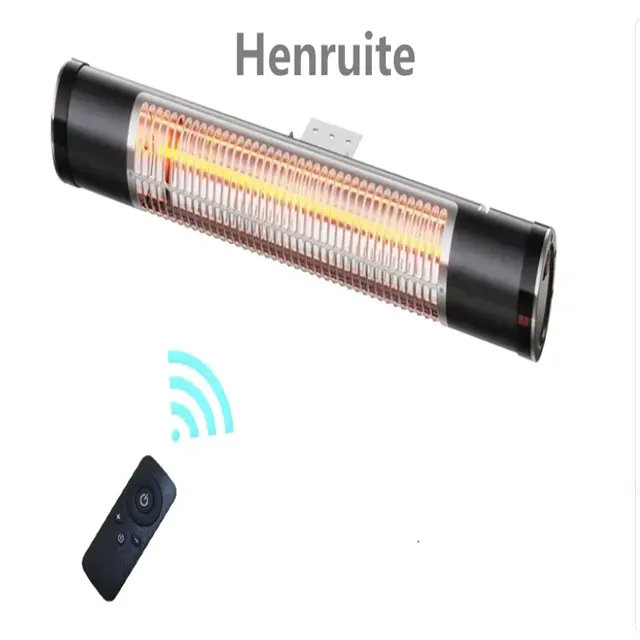 Wholesale China IPX4 3 Setting Wall Ceiling Ruby Halogen Heat Tube Infrared Electric Heater Outdoor Patio Heater