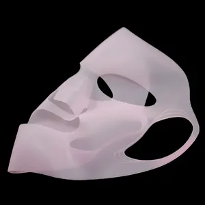 Wieder verwendbare Anti-Falten-Silikon-Gesichts maske für Blatt masken Feuchtigkeit spendende Gesichts masken abdeckung