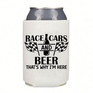 Refroidisseur de canette en néoprène personnalisé promotionnel Sublimation imprimé mousse boisson bière manchon de bouteille support trapu pliable étanche - Product Image 1