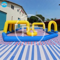 Piste de karting gonflable en PVC pour l'extérieur / Piste de course gonflable / Piste de voitures tamponneuses gonflables pour quad