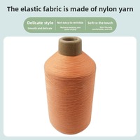 Filament de nylon hautement élastique 70D/140D, fil teint pour surjetage, pour produits tricotés