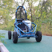 Kart à pédales à essence 125cc à quatre roues, buggy de plage, véhicule de loisirs en plein air pour adultes et enfants.
