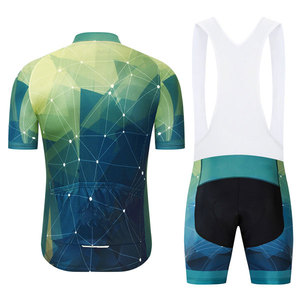 Ensemble de cyclisme éco-responsable : Maillot et Cuissard à Bretelles pour Vélo de Route – Optimisé pour l'Endurance, Anti-Humidité et Respirant pour les Sorties en Club - Product Image 3