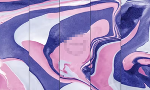 Pink <strong>Purple</strong> Mixing Color Abstract Art Peel and Stick <strong>Marble</strong> Pattern <strong>Wallpaper</strong> - Product Image 5