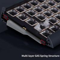 Ancreu OEM GK68 HE Pro Aluminium Gateron Hot-Swap 3 Mode Nirkabel RGB 8K Magnetic Mechanical Switch Response Gaming Keyboard Kit