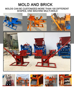 Ép thủy lực makiga 2-25 đất sét ổn định đất trái đất lồng vào nhau khối gạch làm giá máy để bán Trung Quốc - Product Image 2