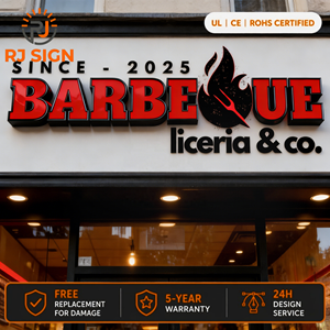 Letrero Luminoso LED Personalizado para Negocios, Letrero Comercial con Letras LED 3D, Logotipo de Restaurante, Letrero de <span class=keywords><strong>Pizza</strong></span> para Publicidad Exterior - Product Image 2