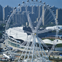 Grande Roue de 101 Mètres pour Parc d'Attractions, Fabrication Chinoise Professionnelle, Vente Directe des Fabricants, Équipement Thématique pour Luna Park