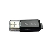 Lector de Tarjetas TF USB2.0 Universal de Alta Velocidad 2025, Mini Compacto de Plástico, Instalación Interna, Portátil para Teléfono Móvil