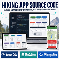 Développement d'une application de navigation de randonnée haut de gamme pour iOS et Android avec cartes hors ligne, itinéraires GPS et découverte de sentiers - LionCreate